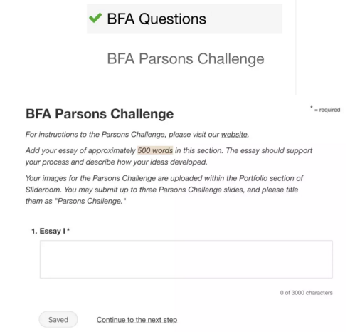 Parsons Challenge