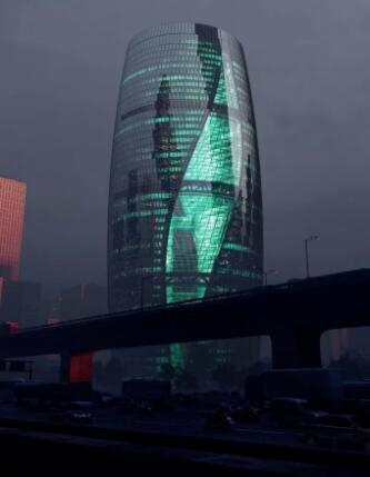 丽泽SOHO建筑效果图
