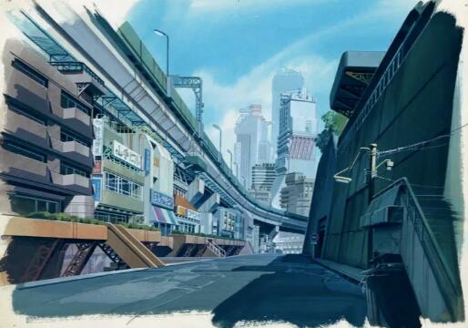 日本风格建筑漫画图片