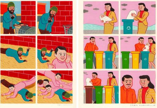 插画跨界合作图片