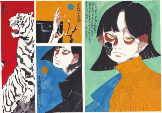 用插画来解释作品